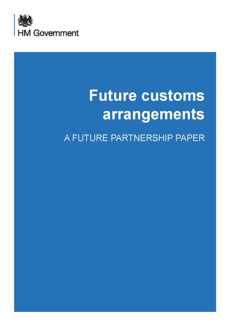 Customs: What the Government position paper told us