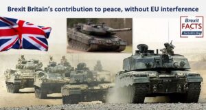 Here is Global Brexit Britain, projecting its power in the EU in the cause of peace
