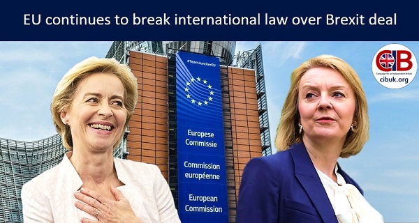 EU continues to break international law over Brexit deal