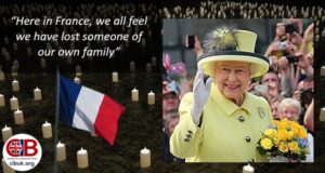 A beautiful letter from our French friends on the death of Queen Elizabeth II