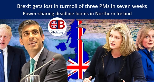 Brexit gets lost in turmoil of three PMs in seven weeks