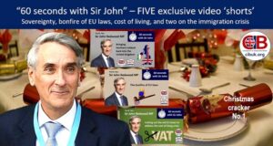 Christmas cracker No.1 – “60 seconds with Sir John” – FIVE exclusive video ‘shorts’