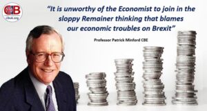 ‘We find no statistically significant ongoing economic damage of leaving the EU,’ says respected Professor