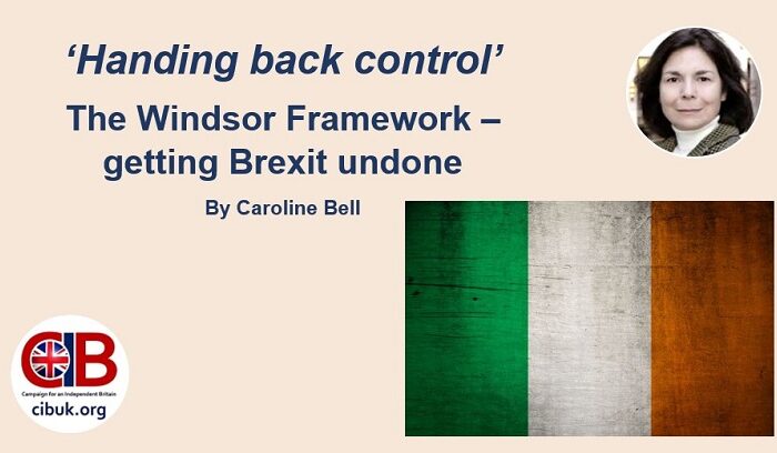 ‘Handing back control’