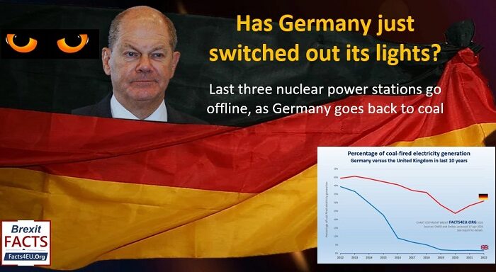 Has Germany just switched out its lights?