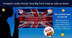 Freedom under threat:  how Big Tech tried to take us down