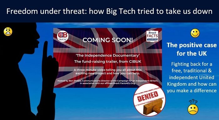 Freedom under threat:  how Big Tech tried to take us down