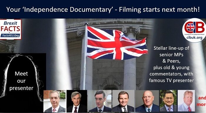 Your ‘Independence Documentary’ - filming starts next month!