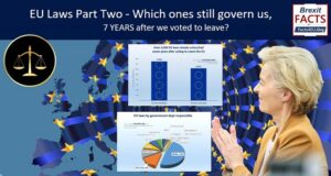 EU Laws Part Two – Which ones still govern us, 7 YEARS after we voted to leave?