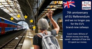 Czech mate: £’s bns of British money now being saved – example of how the EU spent our money