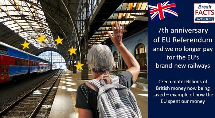 Czech mate: £'s bns of British money now being saved – example of how the EU spent our money