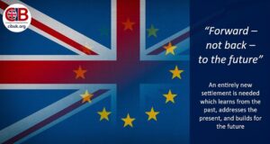 “Forward – not back – to the future”