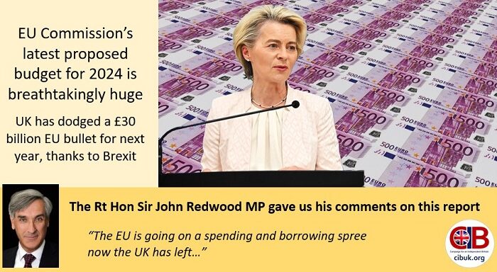 UK has dodged a £30 billion EU bullet for next year, thanks to Brexit