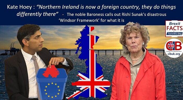 Kate Hoey : “Northern Ireland is now a foreign country, they do things differently there”
