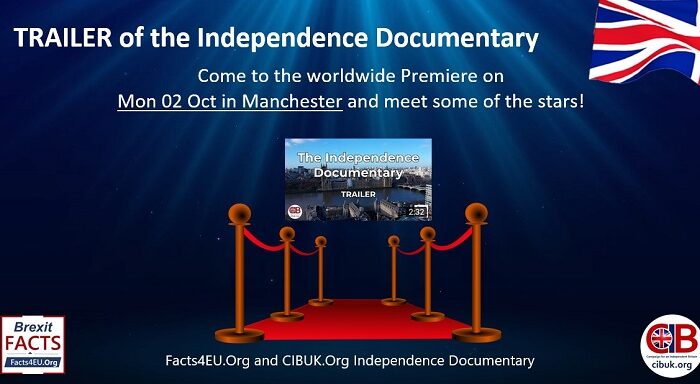 Trailer – ‘The Independence Documentary’ – Two minutes of Brexit star-dust!