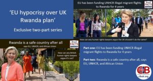 ‘EU hypocrisy over UK Rwanda plan’