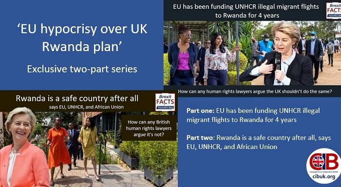 ‘EU hypocrisy over UK Rwanda plan’