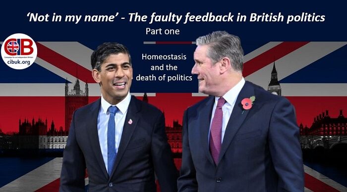 The faulty feedback in British politics - Part One