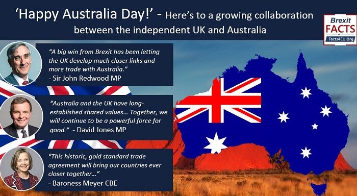 'Happy Australia Day!’ to our Aussie cousins