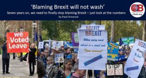 ‘Blaming Brexit will not wash’