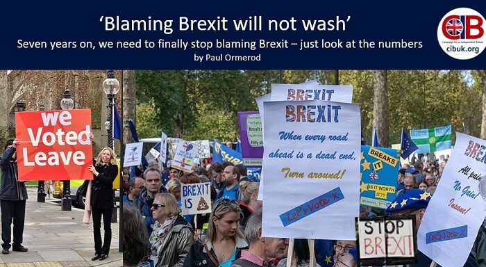 ‘Blaming Brexit will not wash’