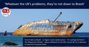 ‘Whatever the UK’s problems, they’re not down to Brexit’
