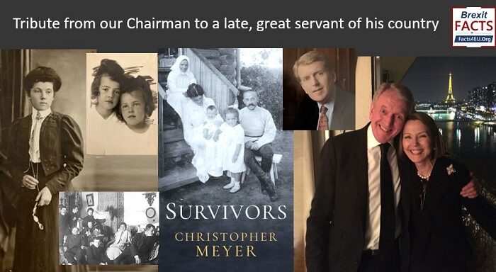 Personal tribute from our Chairman to a late, great servant of his country