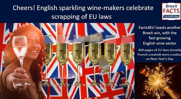 Cheers! English sparkling wine-makers celebrate scrapping of EU laws