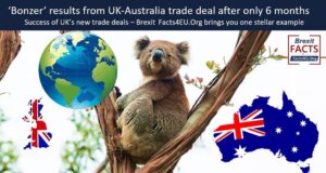 Post-Brexit trade deals already starting to bear fruit