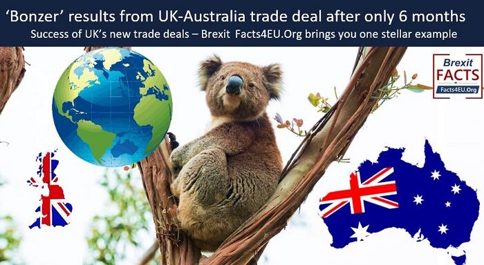 Post-Brexit trade deals already starting to bear fruit