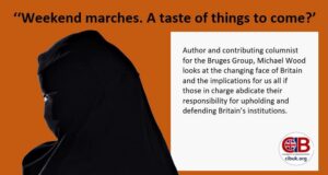 ‘Weekend marches. A taste of things to come?’