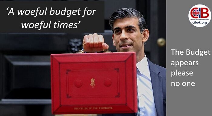‘A woeful budget for woeful times’