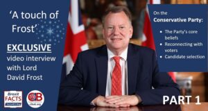 Tory Party: “A pretty broad church with not much religion,” says Lord Frost