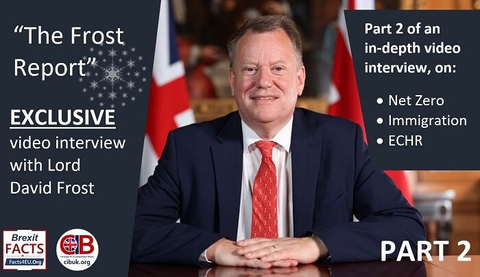 EXCLUSIVE – “The Frost Report”, Part 2 of an in-depth video interview