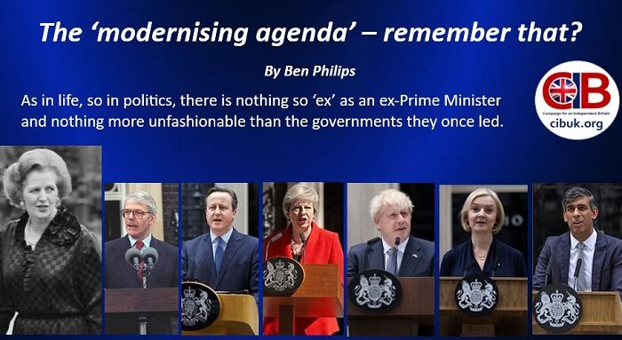 The ‘modernising agenda’ – remember that?