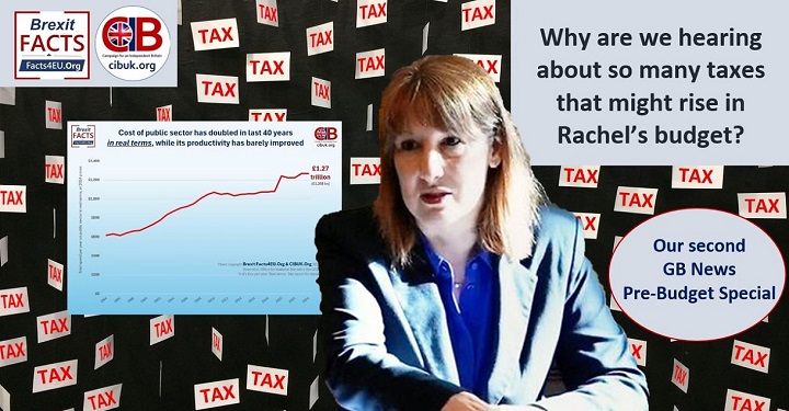 Why are we hearing about so many taxes that might rise in Rachel’s budget?